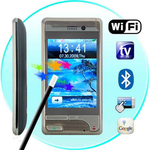 Voyager - Quad Band Touchscreen Dual-SIM WiFi Media Cellphon