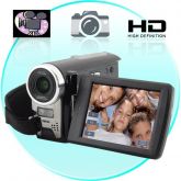HD Camcorder - DV Camera w/ 8x Digital Zoom and 2 SD Card Sl