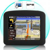 Portable GPS Navigator and Multimedia Player (3.5 Inch Scree